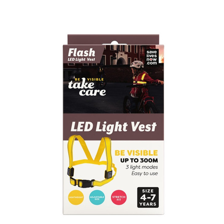 Save Lives Now Kids LED Light Vest