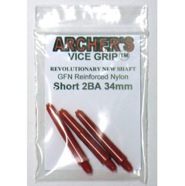 ARCHER'S Vice Grip Nylon Short Red 34mm