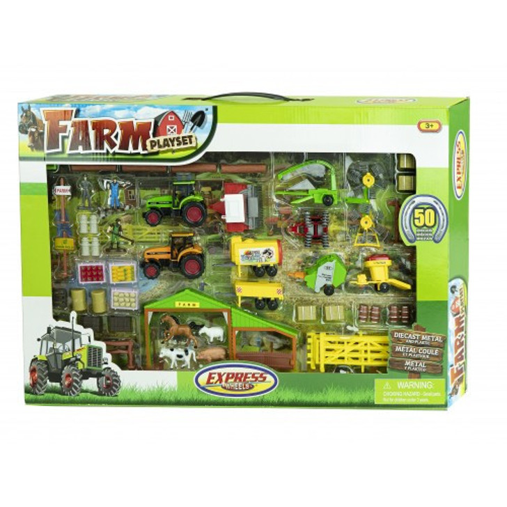 Express Wheels - 50 Pce Farm Play Set