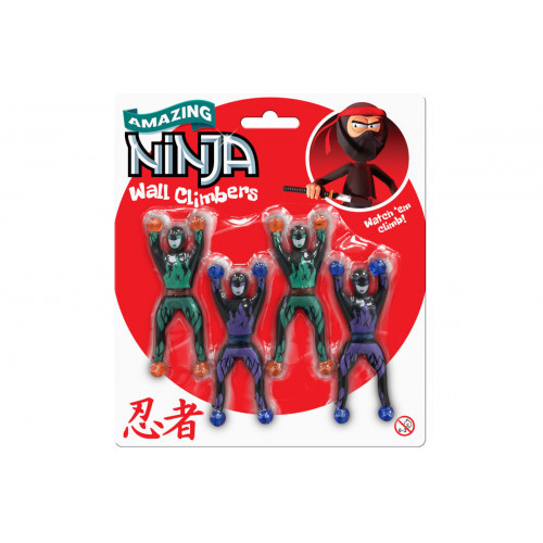 4pce Ninja Wall Climbers Set
