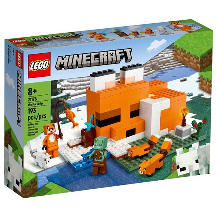 LEGO Minecraft The Fox Lodge House Toy 21178