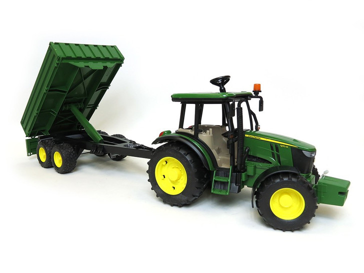 John Deere 5115M With Tipping Trailer