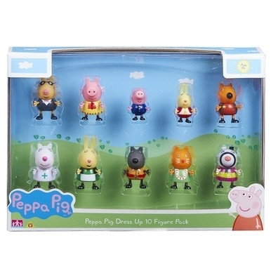 Peppa Pig Dress Up 10 Figure Pack