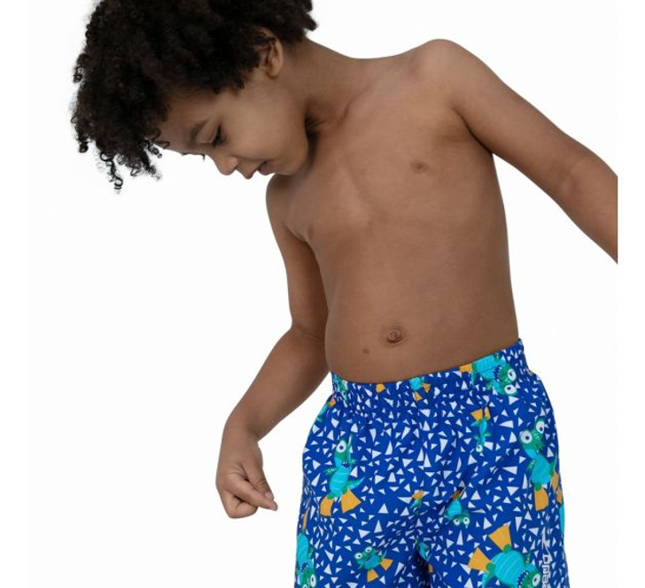 Speedo Corey Croc 11" Watershort Infants (Blue/Green/White, 5-6 Years)