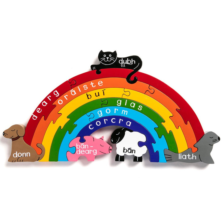 Rainbow Jigsaw Puzzle (As Gaeilge)