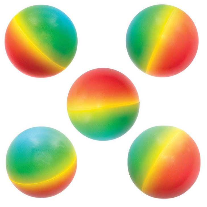 Cdu - Fidget Rainbow Squeeze Ball - 4 Asst.