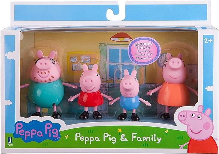 PEPPA PIG PEPPA'S FAMILY 4 PACK ASSORTMENT