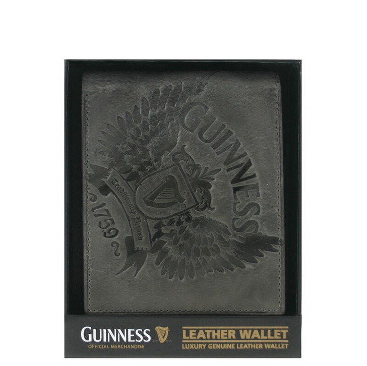 Guinness Grey Wings Leather Wallet
