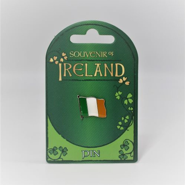 Gift From Ireland Lapel Pin Tricolour Flag
