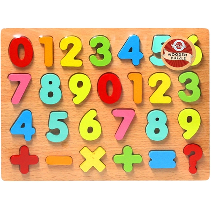 WOOD CHUNKY NUMBERS