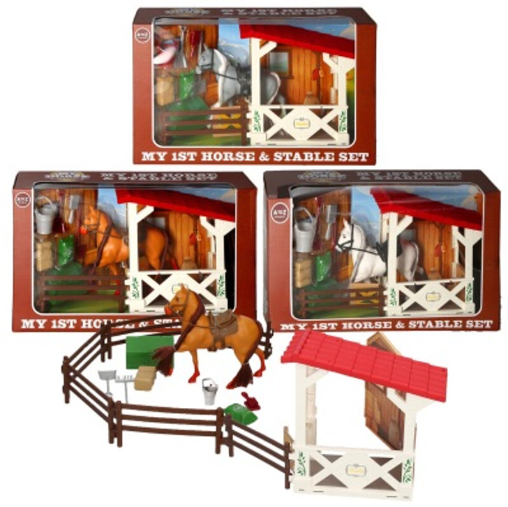 HORSE & STABLE SET