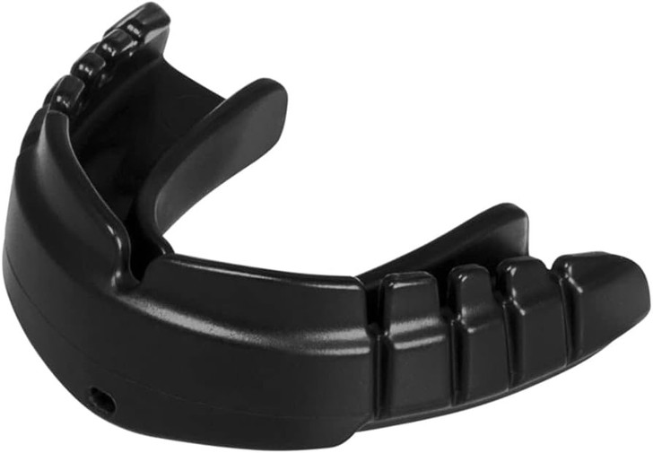 OPRO Snap-Fit Mouthguard (Jet Black, Adult)