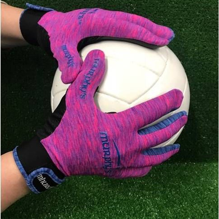 Murphy's Gaelic Gloves (Pink/Blue, 9 / Medium)