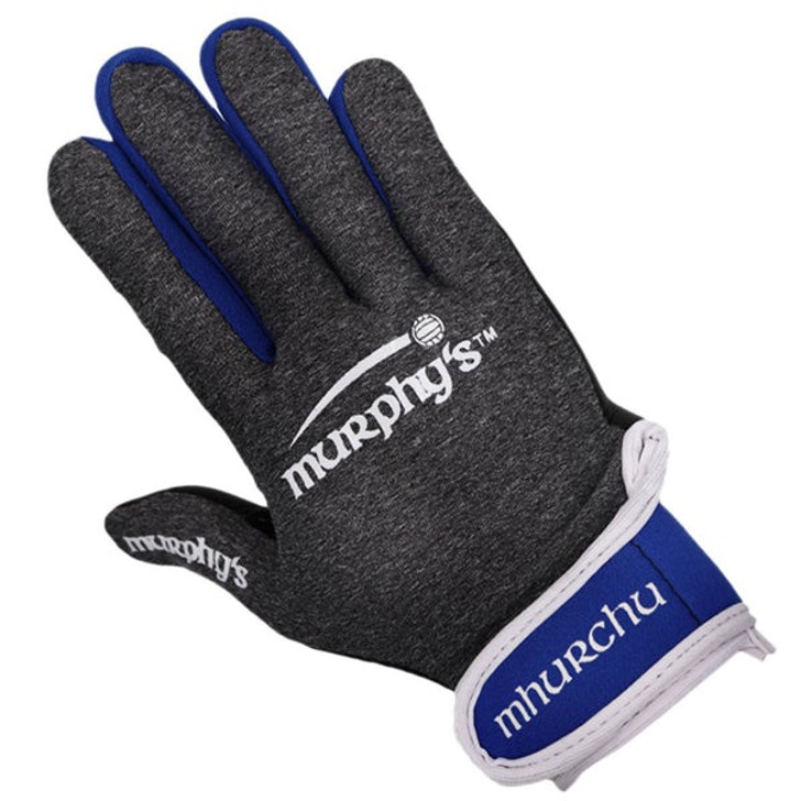 Murphy's Gaelic Gloves (Grey/Blue/White, 11 / X-Large)