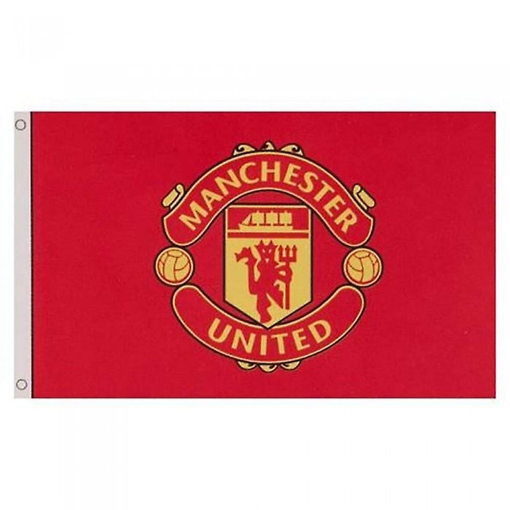 Manchester United 5x3 ft Core Crest Flag