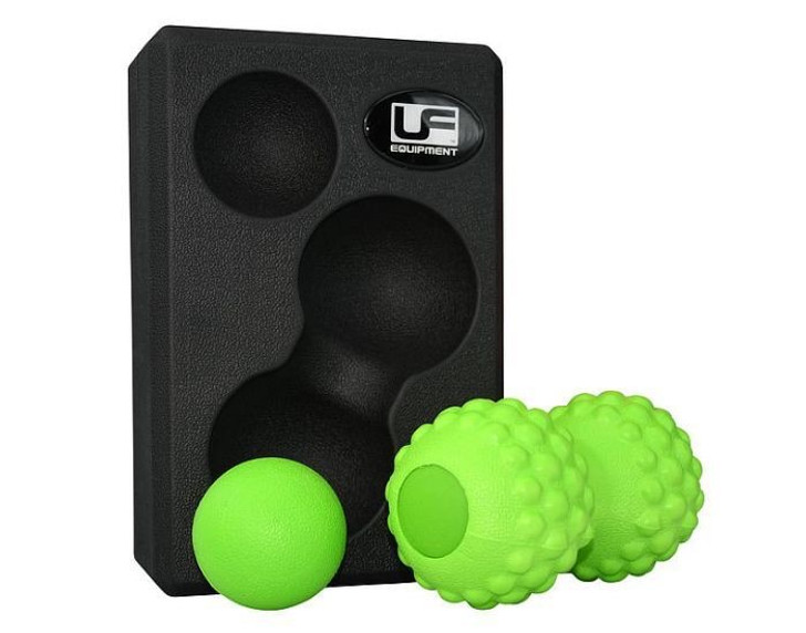 Urban Fitness  3 in 1 Massage Kit  Black/Green