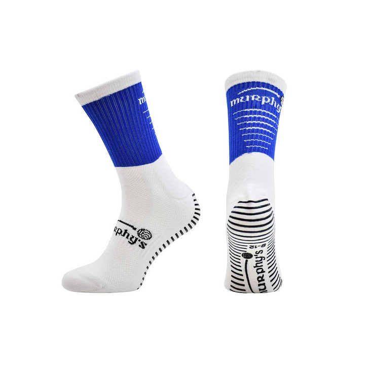 Murphy's Pro Mid Grip Socks Junior (Royal/White, 3-5)