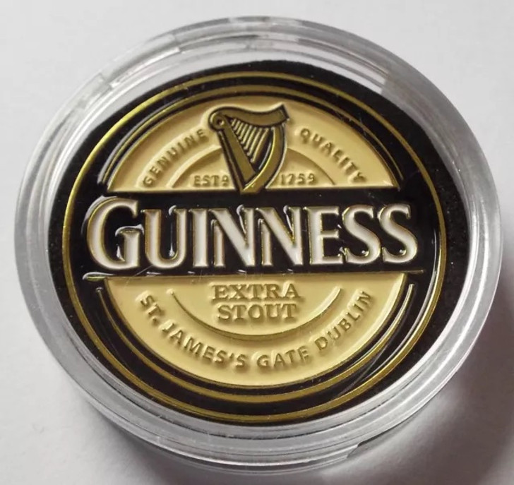 Guinness Souvenir Coin Ireland Label