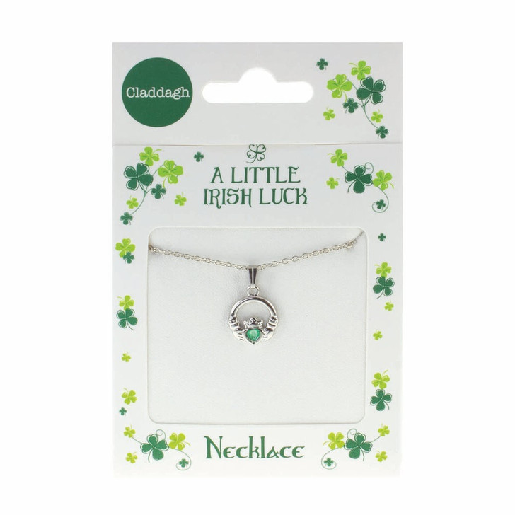 Clover Necklace - Claddagh