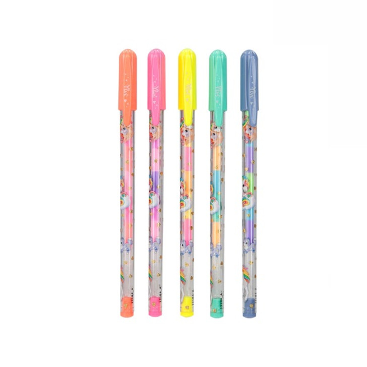 Ylvi Gel Pen Set 5 Rainbow colours