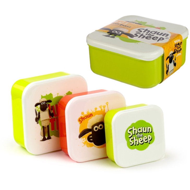 Set of 3 Lunch Box S/M/L Shaun The Sheep