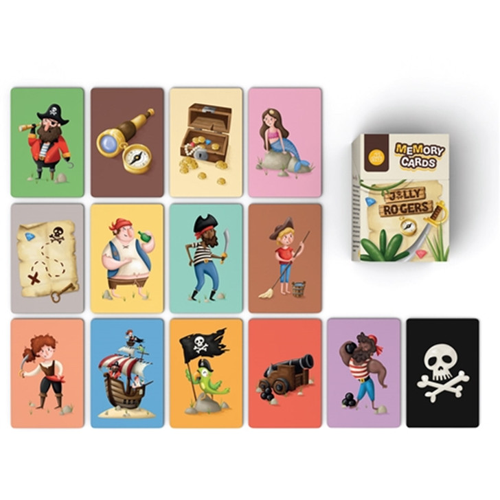 Jolly Rogers Pirates Kids Memory Card Set