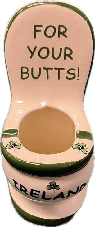 Ceramic Toilet Ashtray  For Your Butts