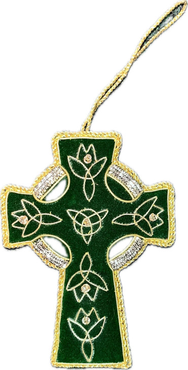 Pin Cushion Hanging Ornament - Celtic Cross