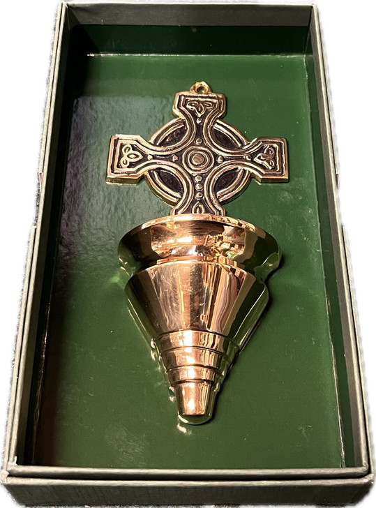 Brass Waterfont Cross Abbey - Small Black