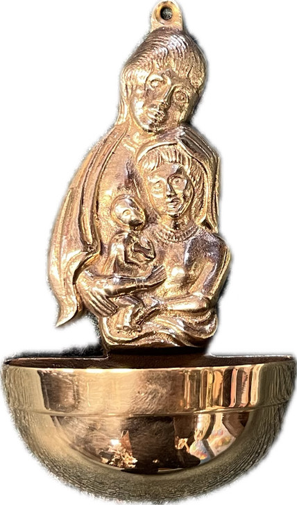 Brass Waterfont- The Holy Family