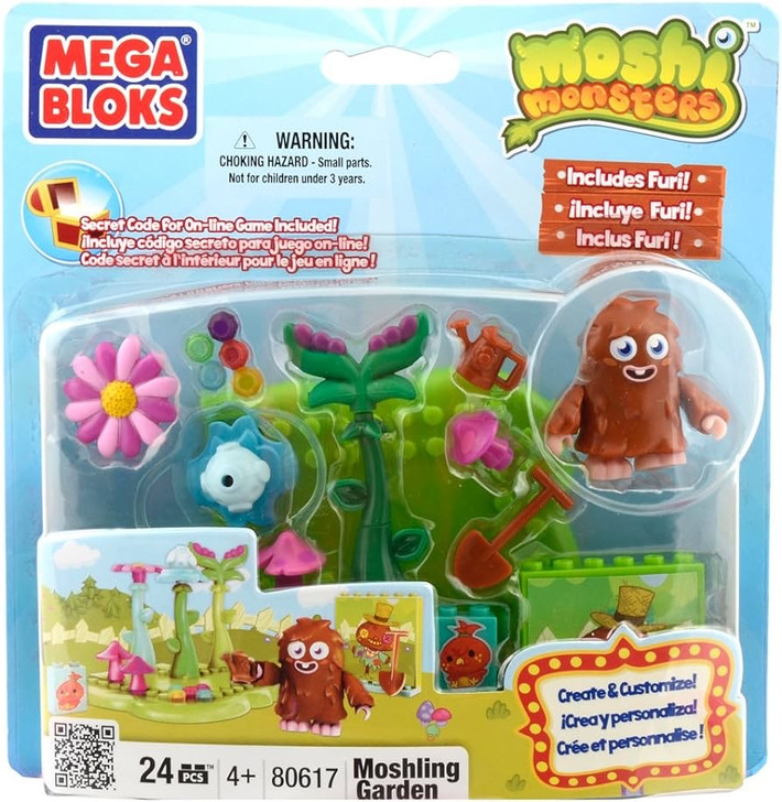 Moshi Monsters Mega Bloks Set #80617 Moshling Garden