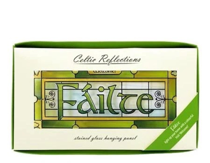 Failte Panel -Celtic Reflections 9.5x20cm