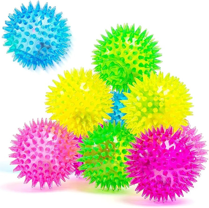 100Mm Sticky Spikey Ball - 3 Asst. (1 per pack)