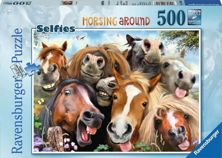 Ravensburger Horsing Around Jigsaw Puzzle – 500 Pieces