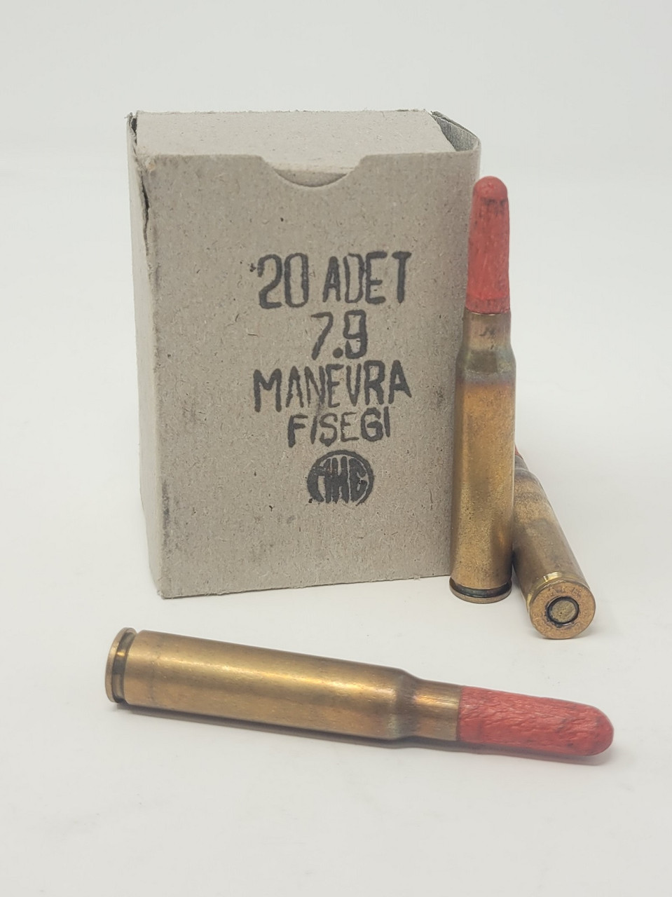 Turkish Military Surplus 8mm Mauser Wooden Bullet BLANKS AM8015 20 Rounds