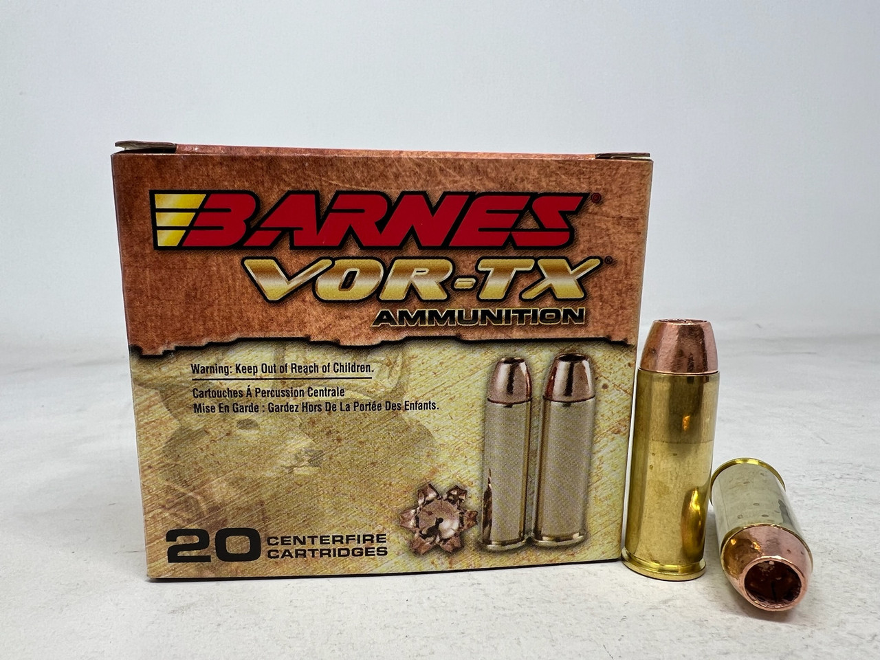 Barnes 45 Colt Ammunition VOR-TX BB45CLT3 200 Grain XPB Hollow Point 20 ...