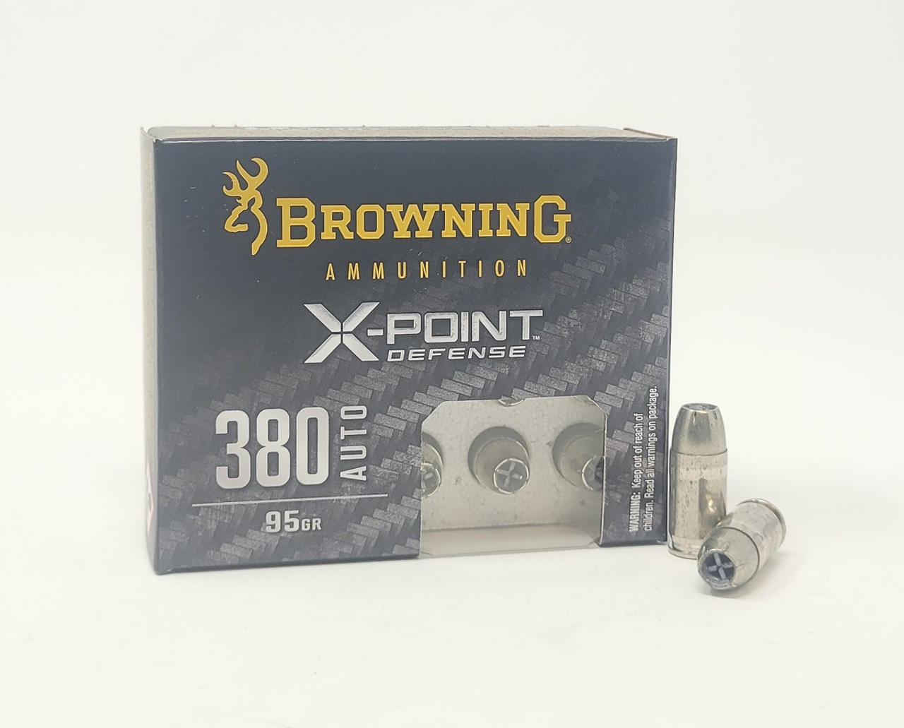 Browning 380 Auto Ammunition XPoint Defense B191703802 95 Grain