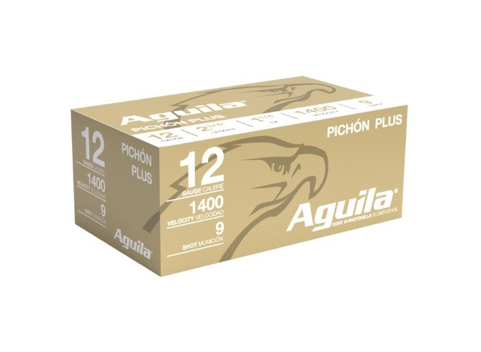 Aguila 12 Gauge Ammunition 1CHB129CASE 2-3/4" 9 Shot 1-1/4 oz CASE 250 ...