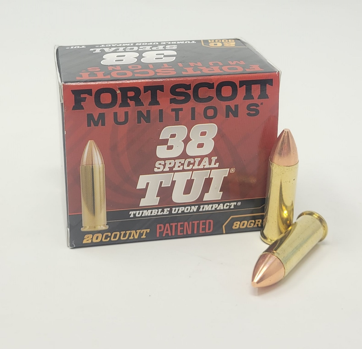 Fort Scott Munitions 38 Special Ammunition FSM38SPL080SCV 80 Grain ...