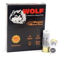 Wolf Performance 12 Gauge Ammunition 2-3/4" 1-1/8oz Rifled Slug CASE 120 Rounds