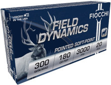 Fiocchi 300 Winchester Mag Ammunition FI300WMB 180 Grain Soft Point 20 Rounds