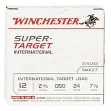 Winchester 12 Gauge Ammunition TRGT213507 2-3/4" 24 Gram 7-1/2 Shot CASE 250 Rounds