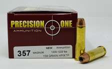 Precision One 357 Magnum Ammunition 158 Grain XTP Hollow Point 50 Rounds