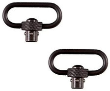 Allen Push Button Swivel Set AL14516 1.25 Inch Mounting Loop Black