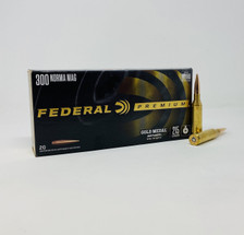 Federal Premium Gold Medal 300 Norma Mag 215 Grain Berger Hybrid Hunter 20 Rounds