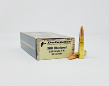 Defender 300 AAC Blackout Ammunition DEF300BLK220N 220 Grain Total Metal Jacket 20 Rounds