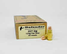 Defender 357 Sig *REMAN* Ammunition DEF357SIG124 124 Grain Full Metal Jacket 50 Rounds