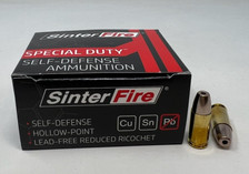 SinterFire 9mm Luger Ammunition SF9100SD 100 Grain Hollow Point 20 Rounds