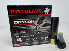 Winchester 12 Gauge Drylok Super Steel Ammunition XSM12LBB 3-1/2" BB Shot 1-9/16oz 1300fps 25 Rounds
