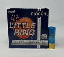 Fiocchi Little Rino 12 Gauge Ammunition FI12TX75 2-3/4" 1oz 7.5 Shot 25 Rounds